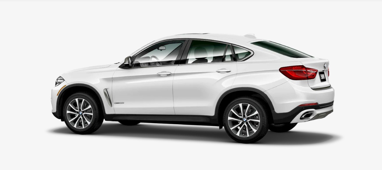 2019 BMW X6 White Rear Exterior 2019 BMW X6 White Rear Exterior